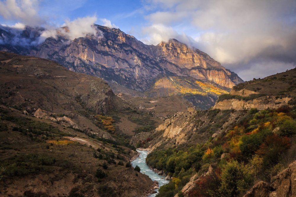 Осень в Дигорском ущелье.