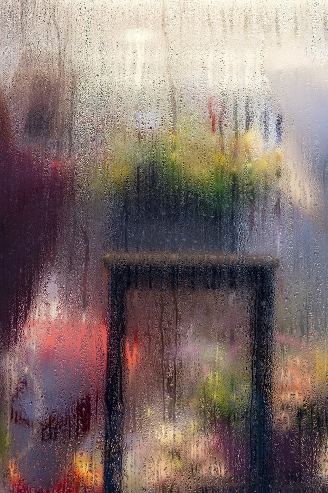 Окно цветочного магазина