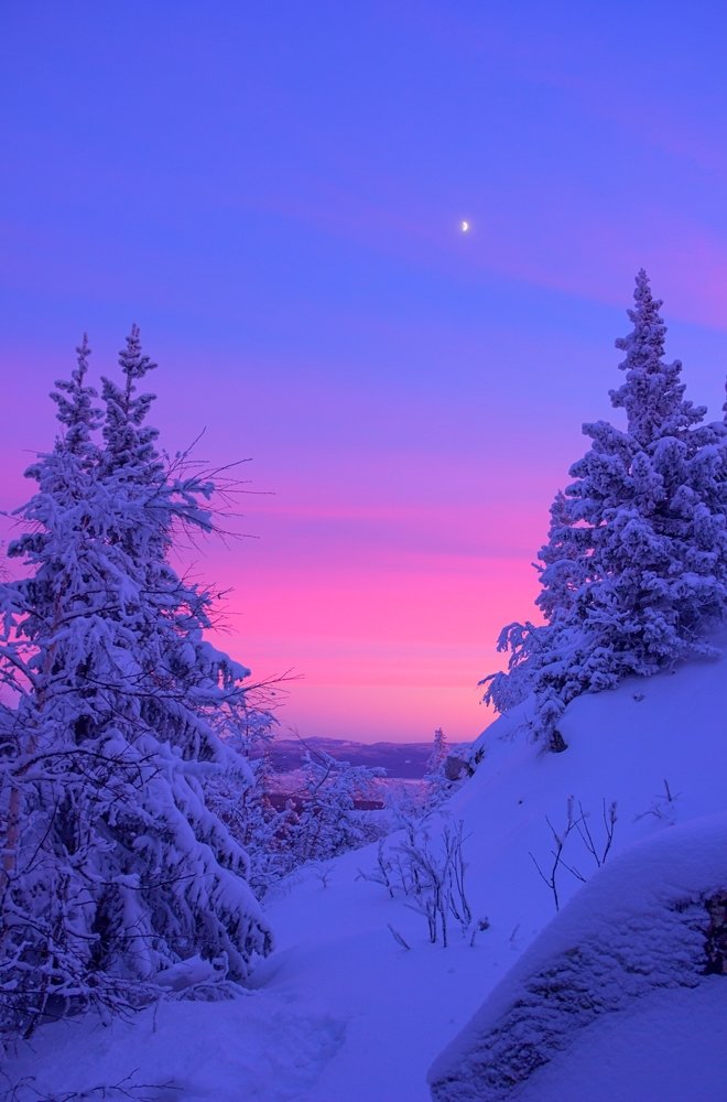 Малиновый закат на горе Малиновой