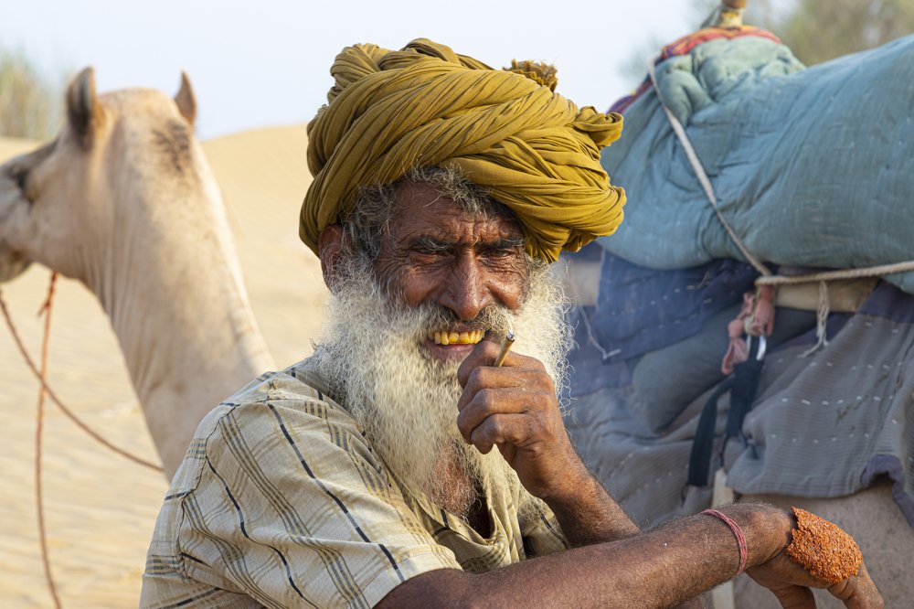 Smoking in the desert