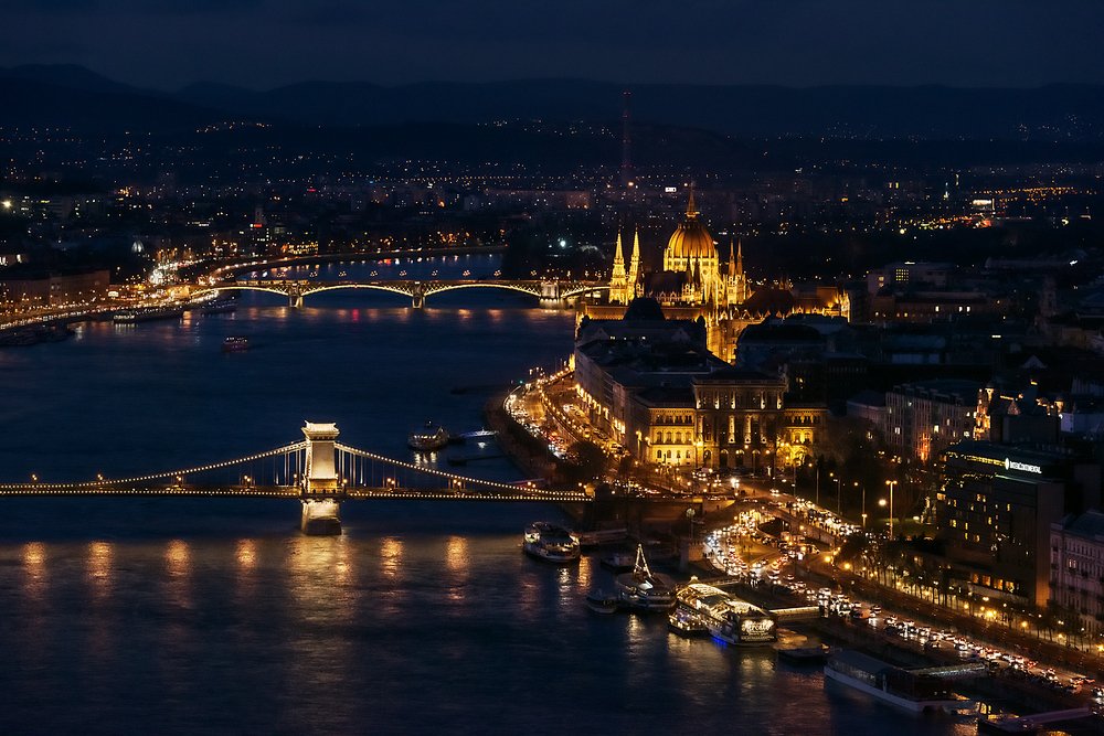 Ночной Будапешт
