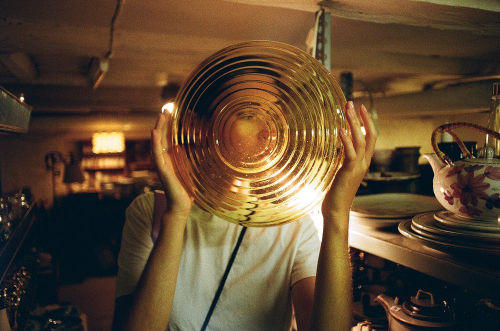 through the Fresnel lens
