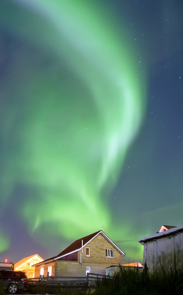 Полярное сияние, г. Салехард