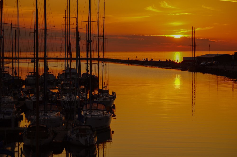 Закат в Таллине