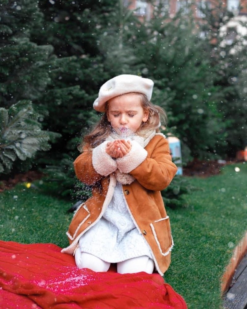 Летящий снег