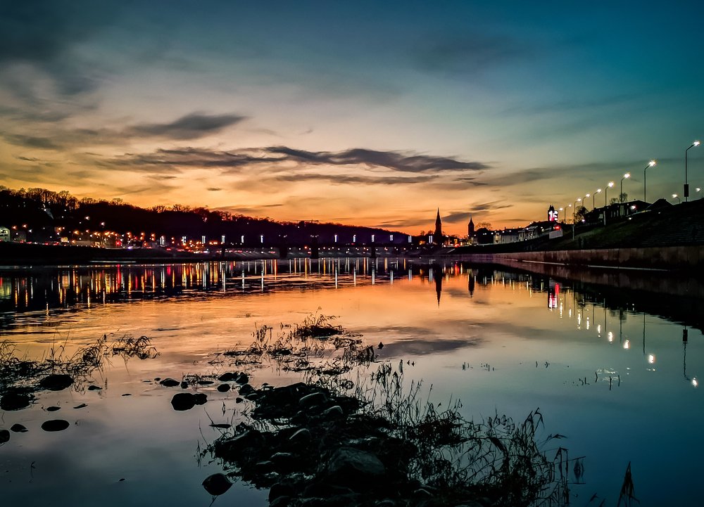 The beautiful evening of St. Valentine\'s