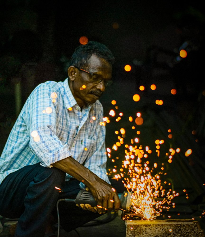 Spark of hard work
