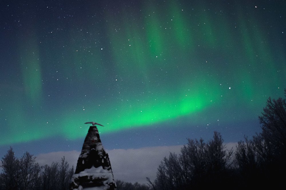 Сияние под Мурманском