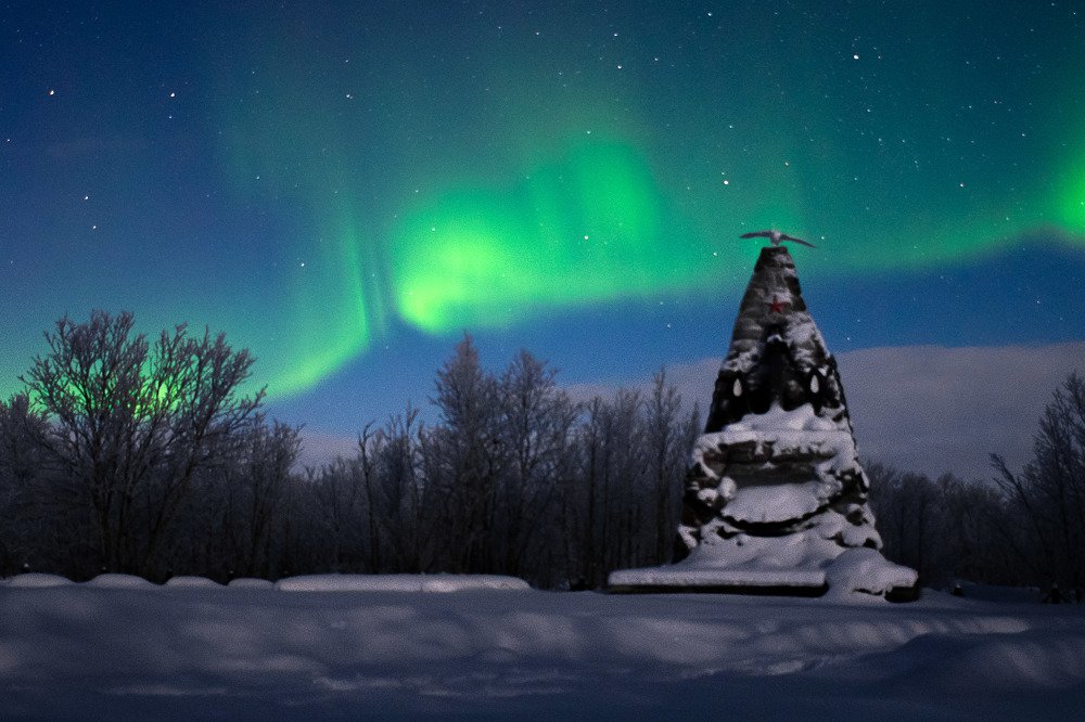 Сияние под Мурманском