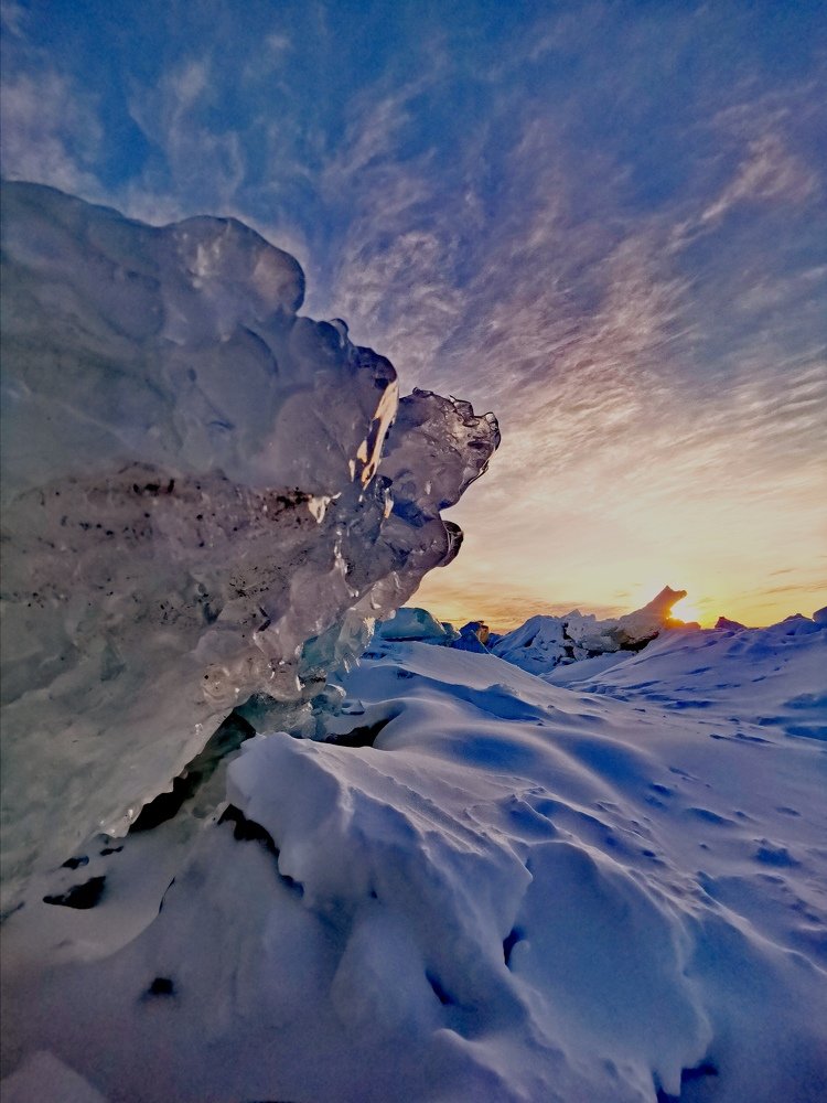 Ледовые фигуры природы