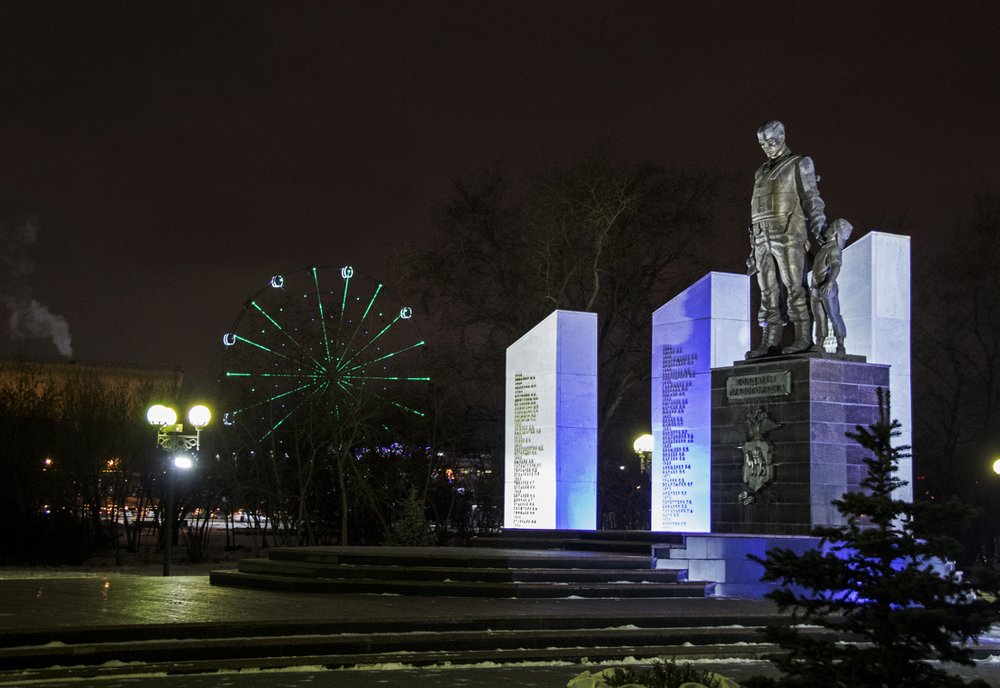 Ночной Челябинск