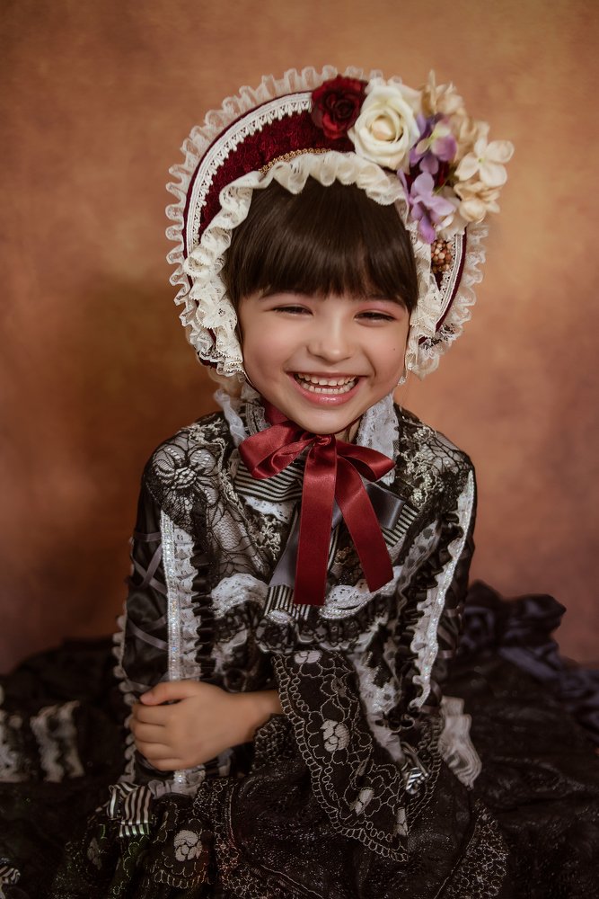 Little girl in lolita dress