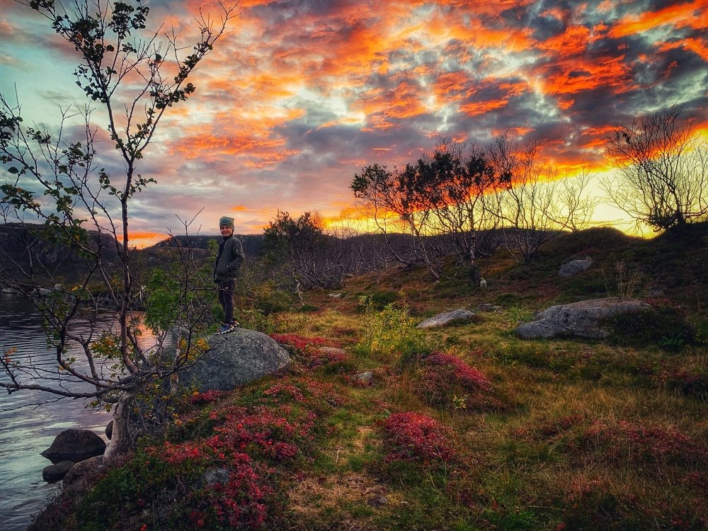 На закате дня