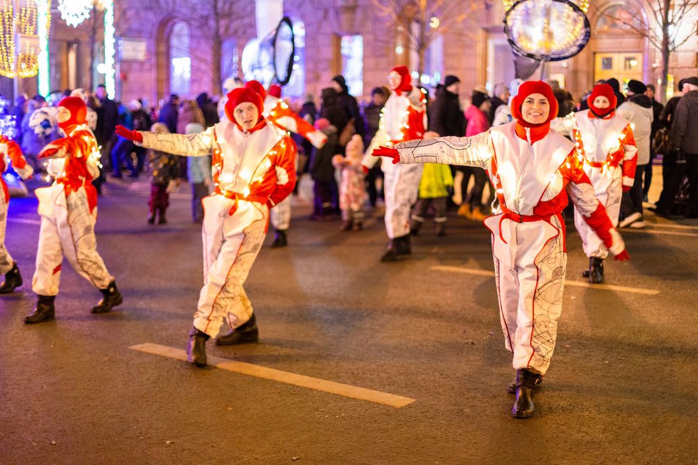 Новогодняя Москва до пандемии