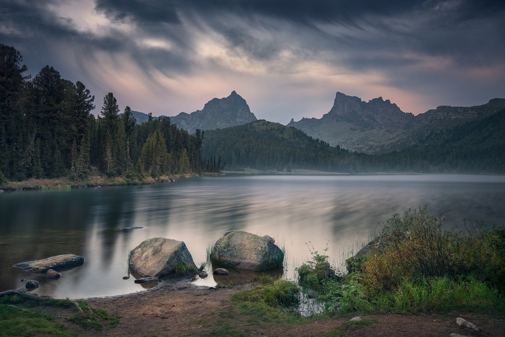 Вечер на озере Светлом