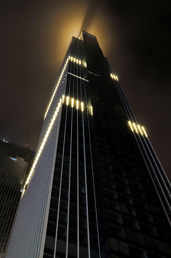 A Skyscraper In Fog, Moscow City