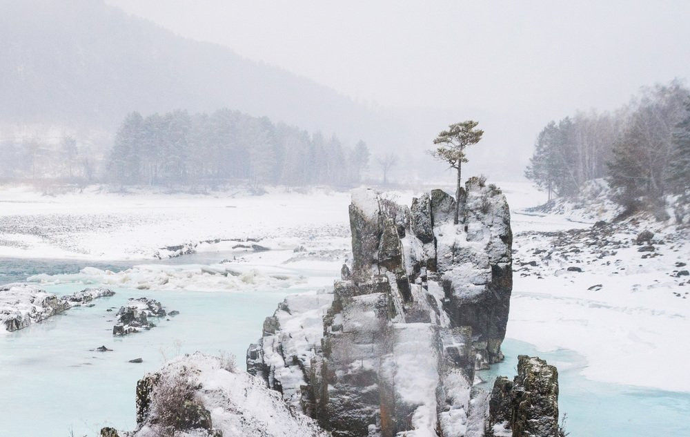 Зима на Катуни