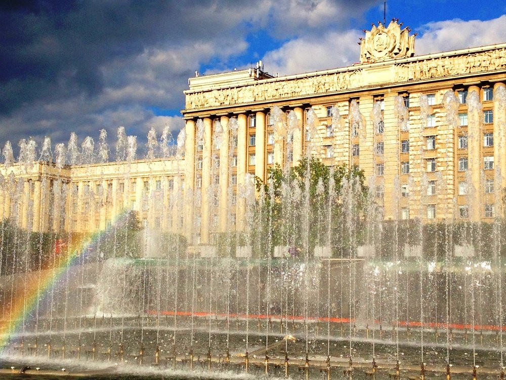 Фонтанная радуга