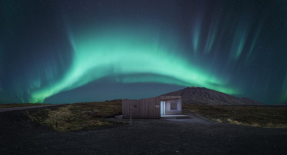 Auroras over iceland
