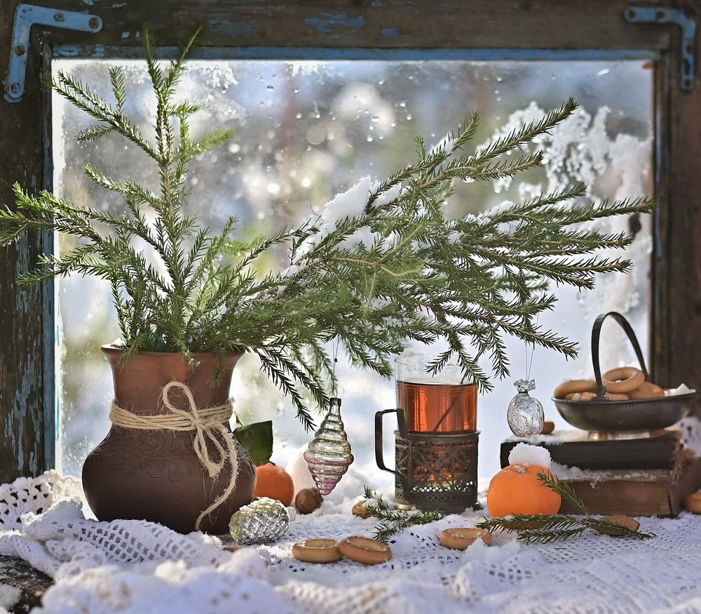 Чай с баранками...