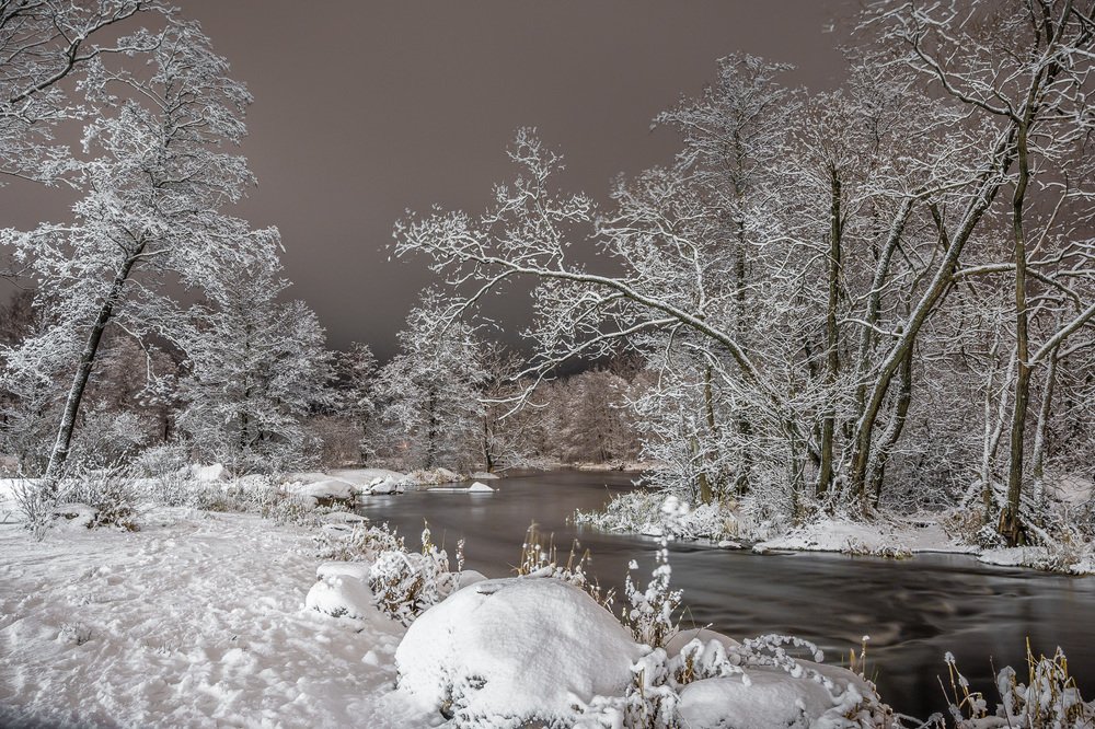 Зимняя ночь.