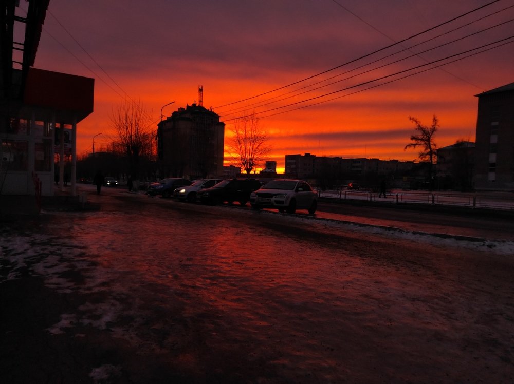 Вечерний город. Без фильтров.
