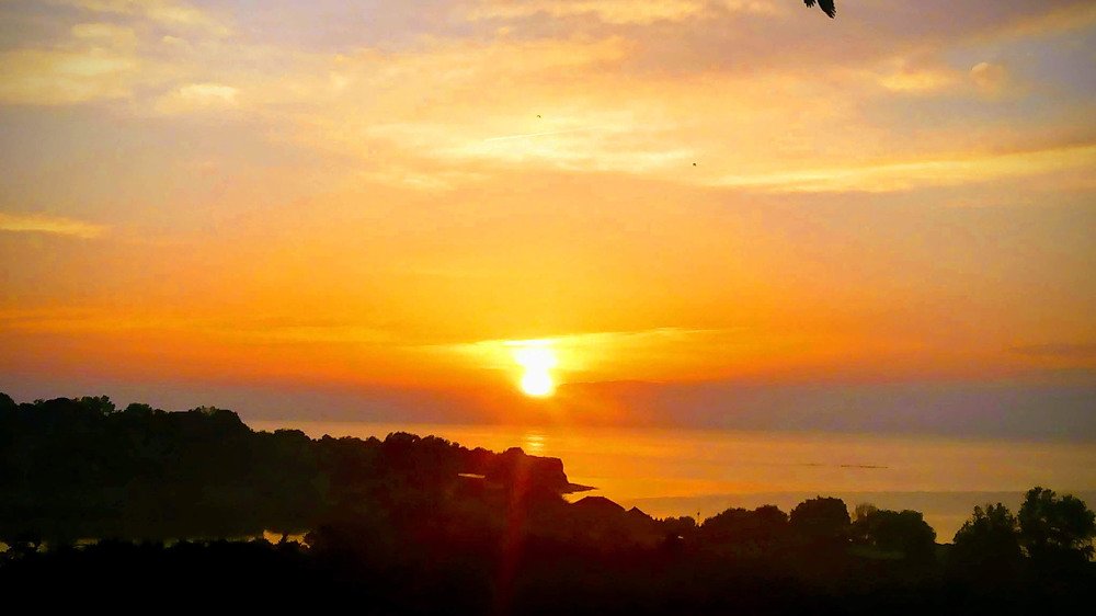 Sunset in summer, Black Sea