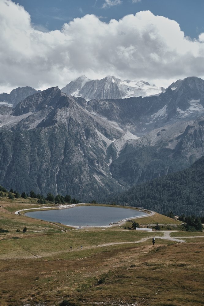 A view of Presena Glacier