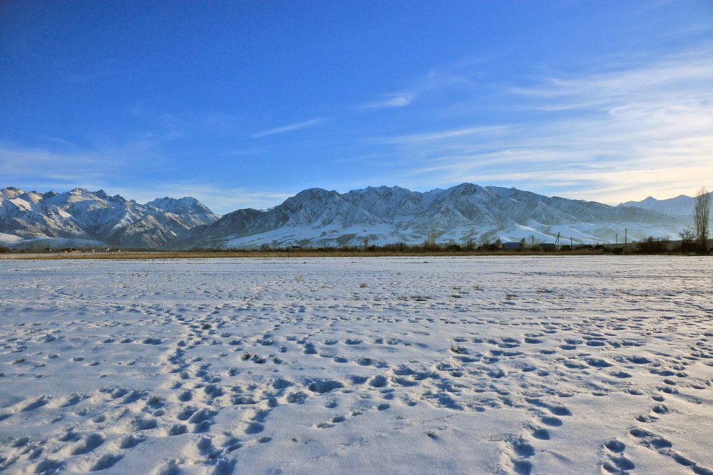 Зима в предгорьях