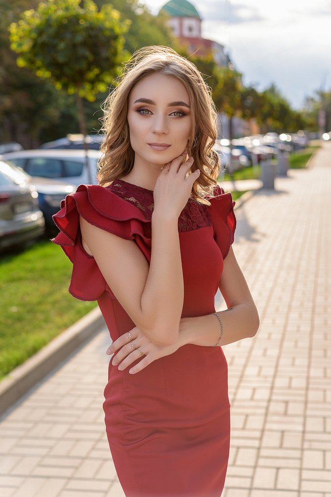 Портретная фотография в контровом свете