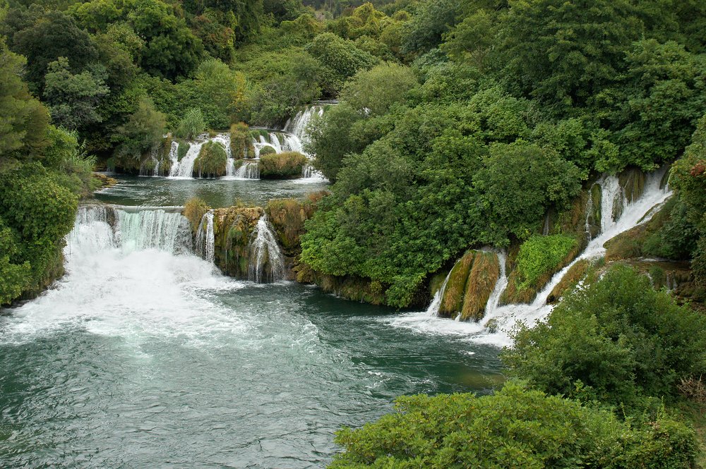 Каскад водопадов Крка