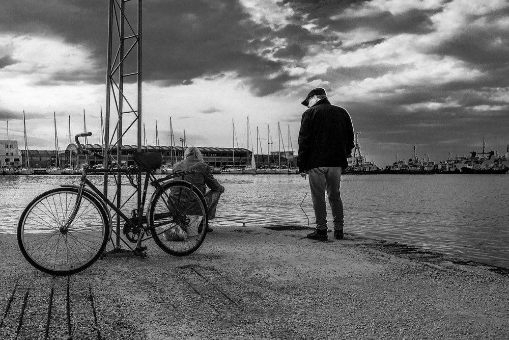 the fisherman his friend and the bike