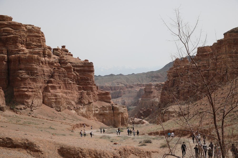 Чарынский каньон - склоны