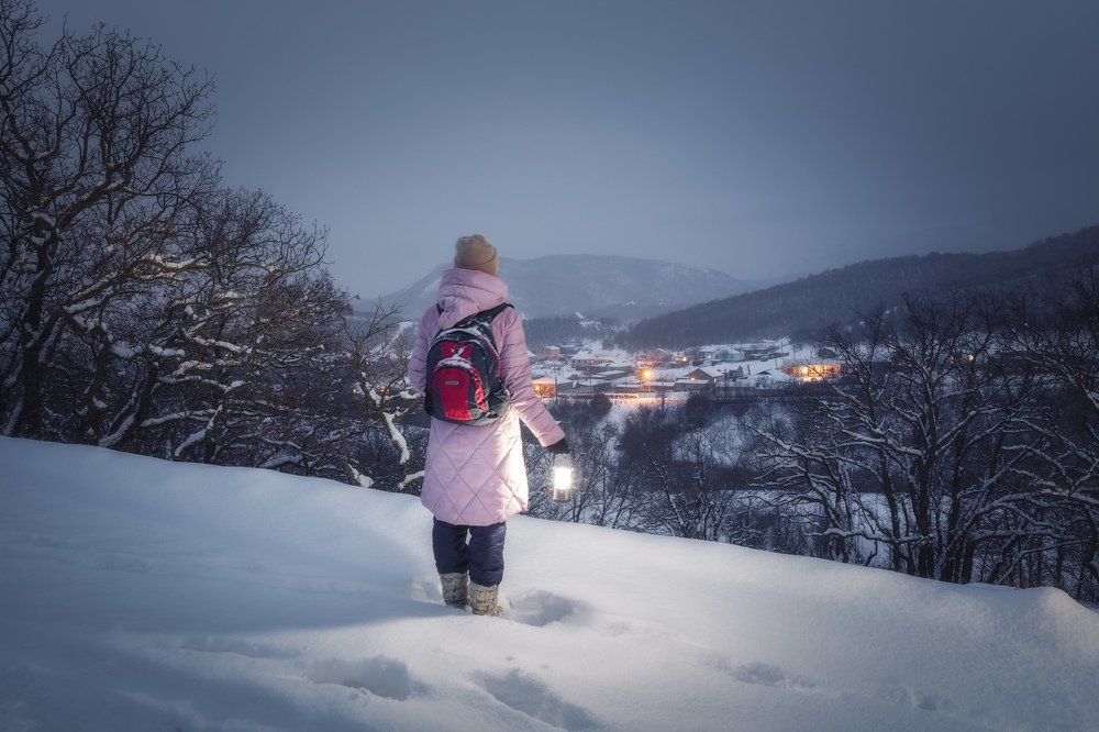 Подарок на Рождество!...Это про снег...и день Рождения!...