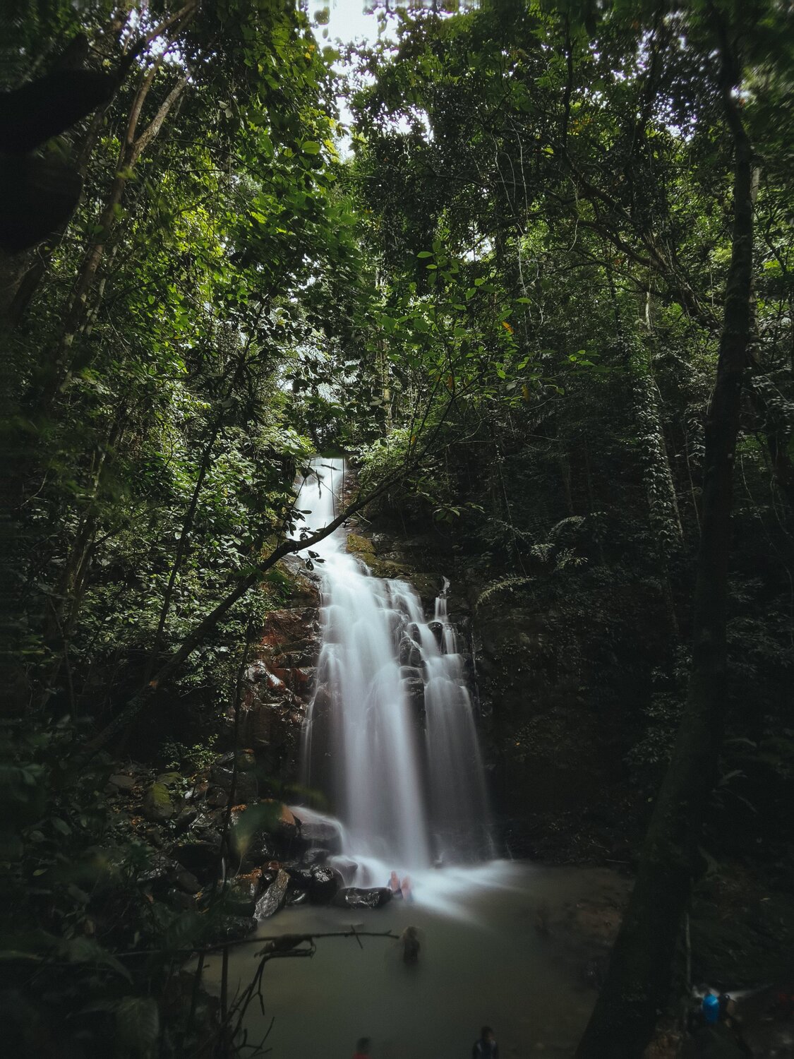 Bongkud Waterfall in Borneo