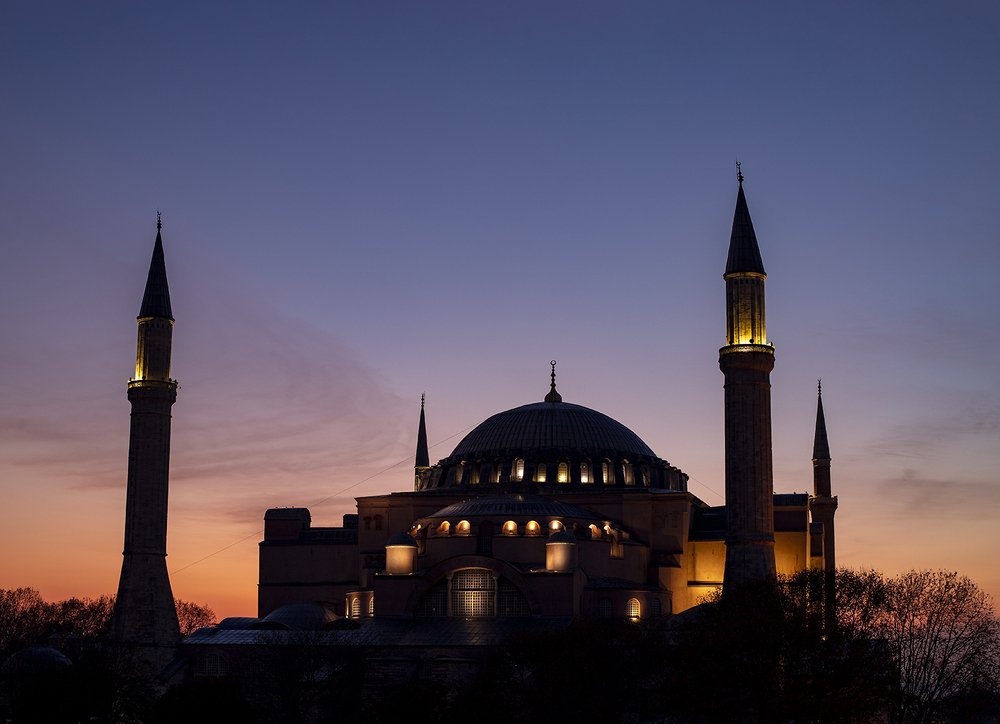 Amanecer en Santa Sofía. Estambul