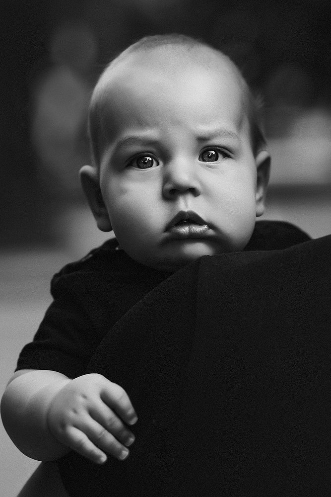 На плече у отца