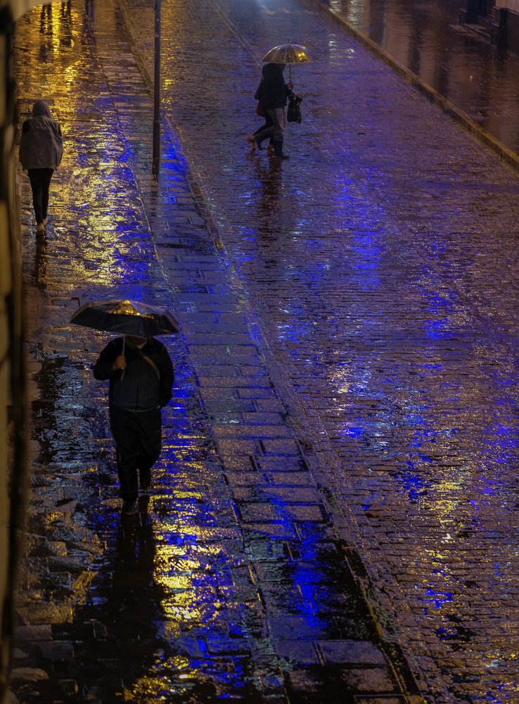 rainy night in Arequipa