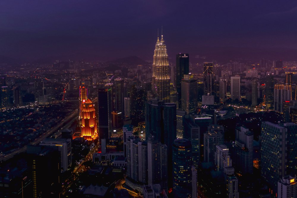 Night view in Kuala Lumpur