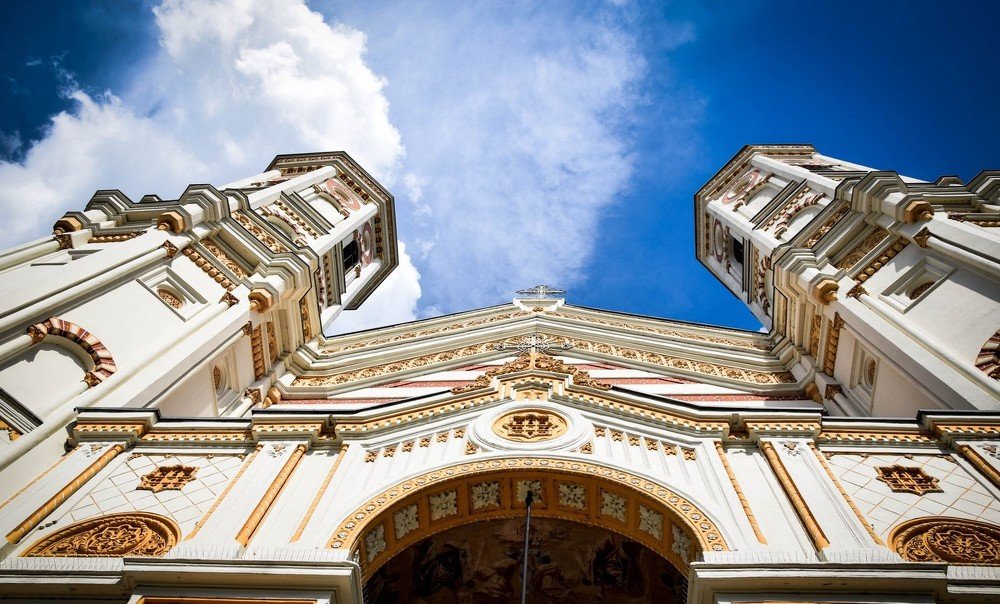 Beautiful catedral Sky