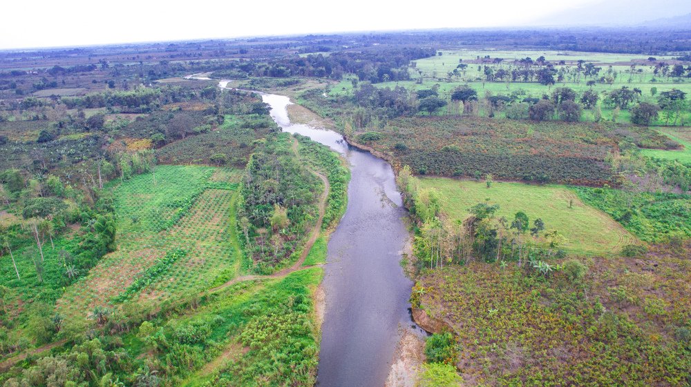 Река с пресной водой