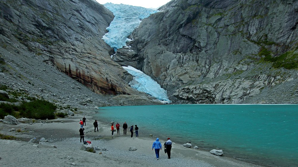 Ледник Бриксдейл в Норвегии