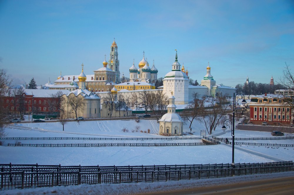 Зимняя Троице-Сергиева лавра