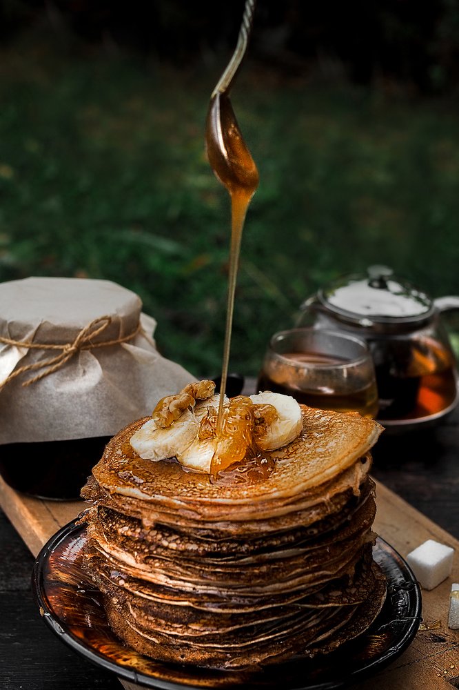 Блинчики с медом