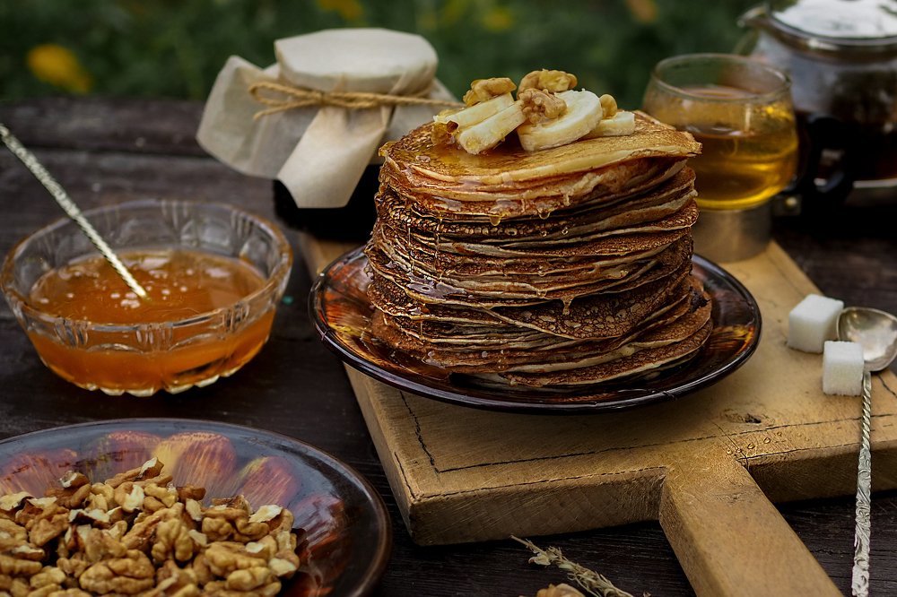 Блинчики с медом