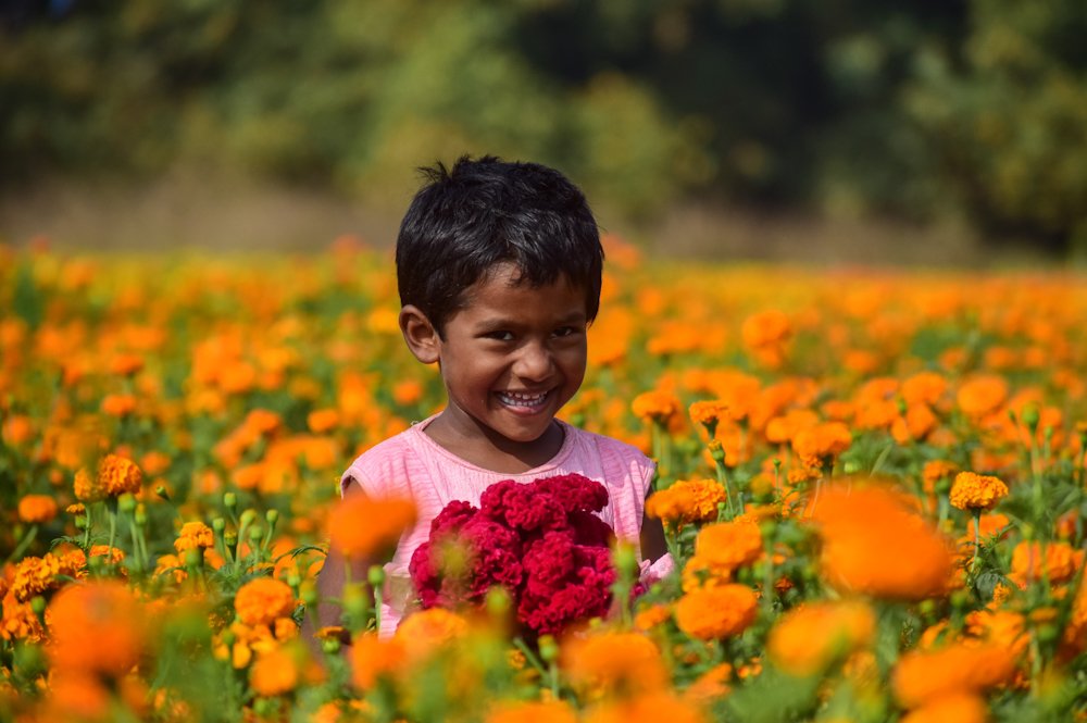 Flower that smiles...