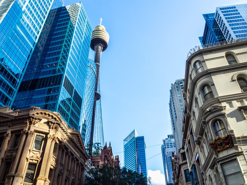 The Sydney tower.