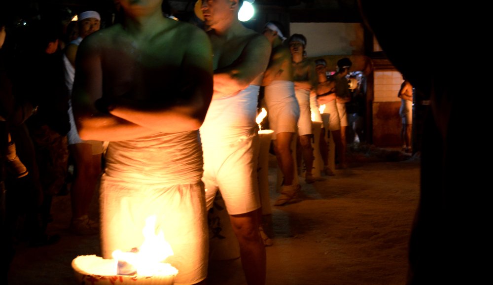 Naked man festival in Niigata Japan