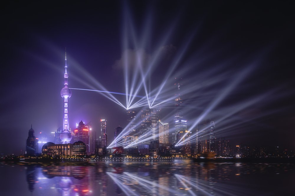 Lights in Pudong 2