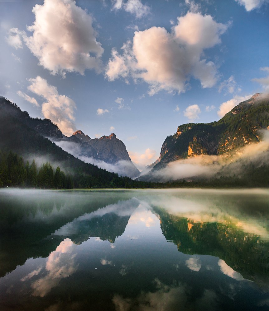Morning, Lago di Dobbiaco .